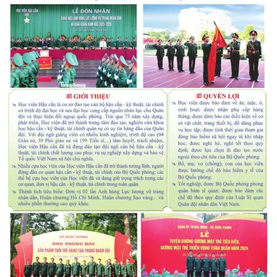 HỌC VIỆN HẬU CẦN LAN TỎA THÔNG TIN TUYỂN SINH, ĐỒNG HÀNH CÙNG HỌC SINH CẢ NƯỚC TRONG LỰA CHỌN NGHỀ NGHIỆP